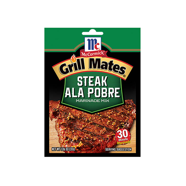 McCormick Grill Mates Steak Ala Pobre Marinade Mix 40g