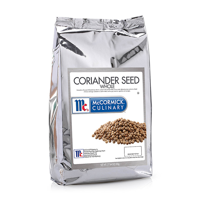 McCormick Coriander Seed Whole 500g
