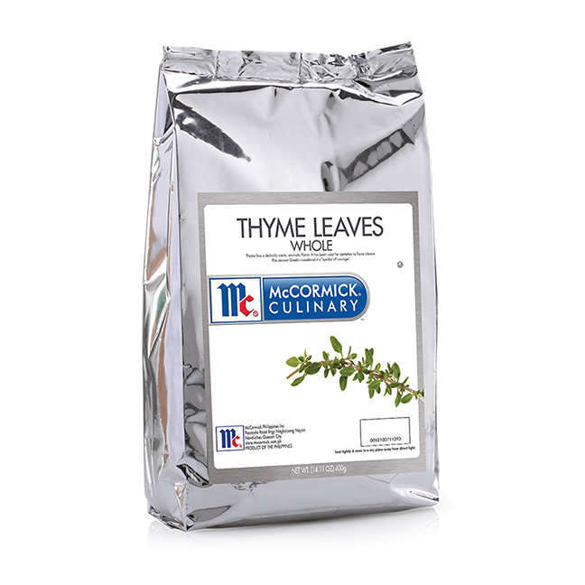 McCormick Thyme Leaves Whole 400g