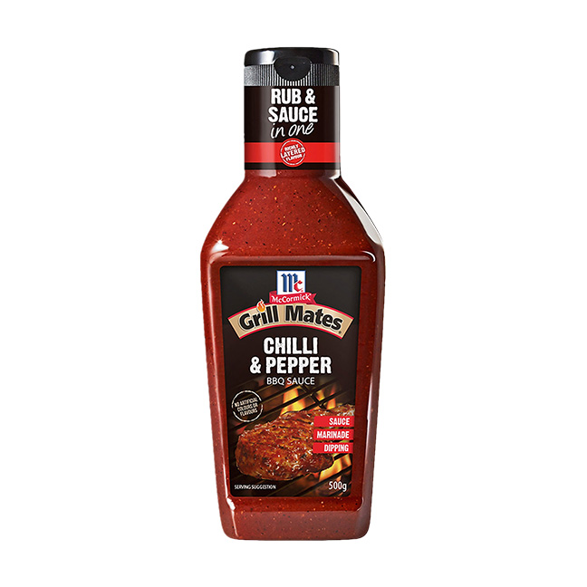 McCormick Grill Mates Chilli & Pepper BBQ Sauce 500g